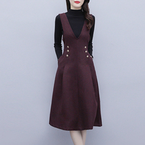 Sandro Moscoloni dress for womens autumn and winter clothing 2022 The new temperament is slim and the two suits