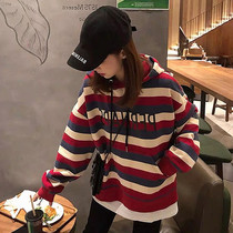 Sandro Moscoloni fake two-seater womens autumn winter 2022 new loose Korean version thickened with velvet jacket