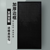 Round hole hole board rack shelf stainless steel multi-functional storage hanging socks jewelry hardware tools hanging board wall