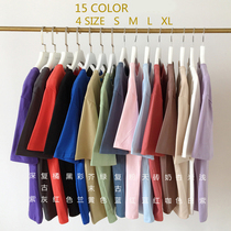 2021 new Korean version of solid color bottoming shirt women's blouse loose Joker basic round neck short sleeve T-shirt female student