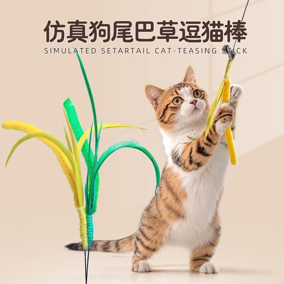 Cat toy, dog tail grass, teasing cat stick, long pole bite bell, cat, self -relief artifact kitten, cats teasing cat stick
Cat toy, dog tail grass, teasing cat stick, long pole bite bell, cat, self -relief artifact kitten, cats teasing cat stick