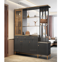 Light and luxurious room Cabinet Wine Cabinet Xuanguan Cabinet Shoes Cabinet Integrated Into The Family Screen Cabinet Minima Modern Door Hall Living Room Partition Cabinet