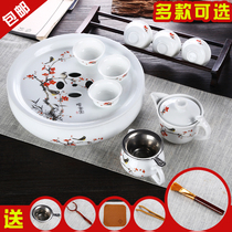 Tea Set Home Simple Ceramic Kung Fu Tea Cup Teapot Tea House Tea House Tea Ceremony Office Complete Tea Set