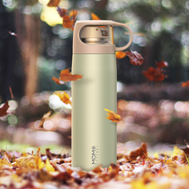 Japanese MOMO thermos cup female with lid can drink water ins Harajuku style literary simplicity Japanese students have high appearance