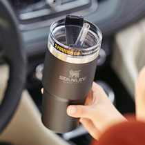 American Stanley Net Red Straw Insulated Cups Adults Straw Water Cups Women With Straw Ins Wind Adult High Face Value