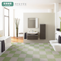 Multi-color splicable bathroom non-slip toilet bath shower water barrier balcony kitchen plastic floor mat