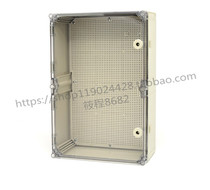 Transparent cover waterproof case 600 * 500 * 195 plastic-based flame-retardant distribution box ABS seal control cabinet SG