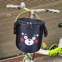 Bicycle basket front frame scooter front basket electric car basket folding car basket front hanging basket basket waterproof