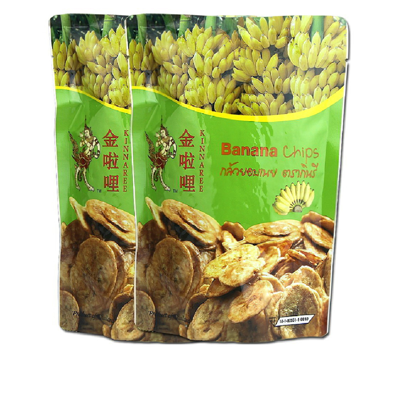 Thailand golden Lili banana slices 100g banana banana slices Imported fruit dried office leisure snacks snacks