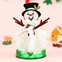 Magic Christmas tree paper tree blossom watering Crystal diy Christmas snowman childrens toys activity decoration props