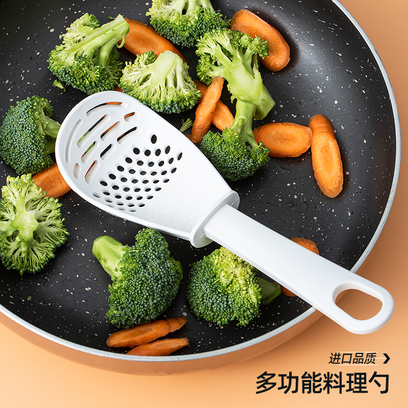 Multifunctional small leaking spoon baby auxiliary spoon mashed potatoes with mashed bean clay tool Jiang Roni grinding machine egg yolk filter eggbeter-Taobao