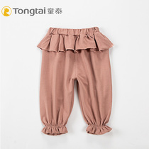 Tong Tai spring and summer thin baby 1-4 years old trousers men and women treasure bloomers fashion casual pants 2944