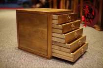 Authentic Authentic Sichuan Xiaoye Zhennan Puer tea storage box Tea box Jewelry box Gold silk Nanmu solid wood