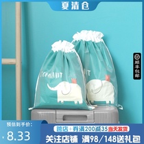 Waterproof bundle pocket drawstring ins travel storage bag Shoes underwear underwear kindergarten dirty clothes storage portable