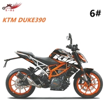 KTM Duke duke390 Decal Modified Waterproof Personality Sticker Whole Car Thickened Crystal Film Creative Pull Flower