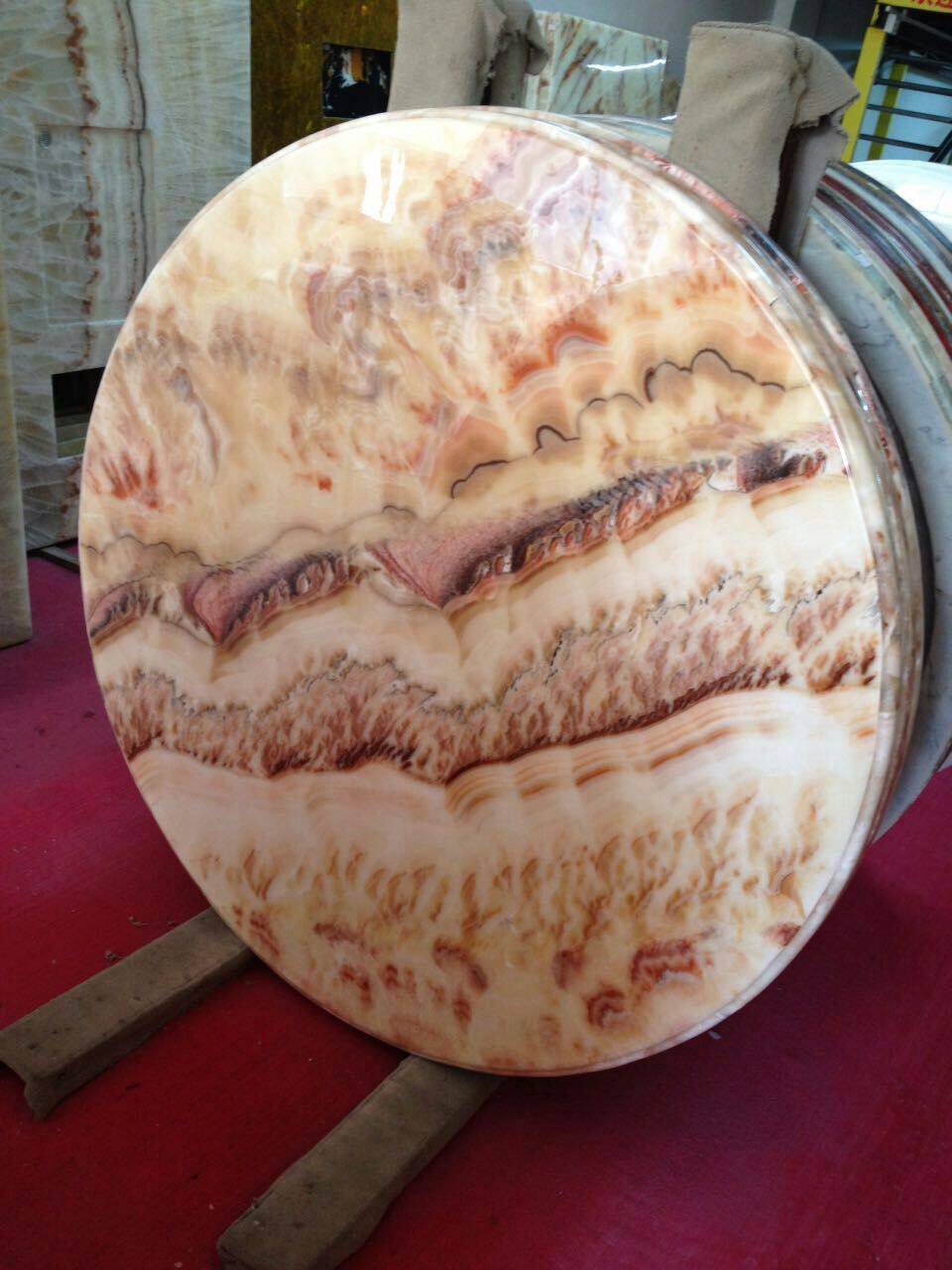 进口黑龙红龙玉天然大理石餐桌面电视柜茶几背景墙橱柜面可定制