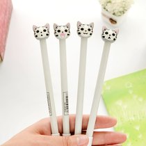 Middle Sex Pen Korea Cute Kitty Creative Cartoon Signature Pen Student with stationery brief about black water pen 0 5mm