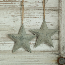 Retro Country American Star-shaped Decoration Hanging Windows Windows Wedding Products Home Garden Decoration