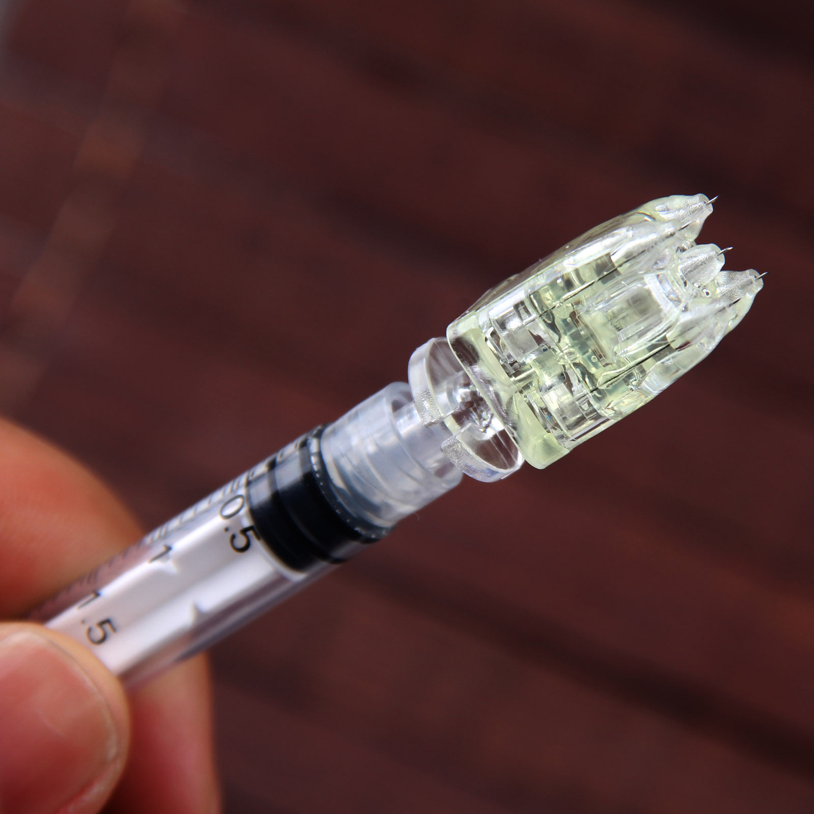 韩国手动水晶5针针头 手打水光专用头 手打五针包邮