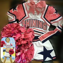 1758 childrens La La exercise game suit set Six-day performance costume stage performance suit B2324