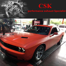 Dodge Challenger 3 6 modified CSK High flow RMBthree Head section Full section exhaust pipe sports car Sound RMBthree Catalytic Converters