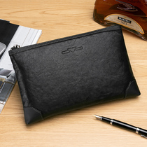 New Zhuo Fan Armani handbag mens leather large-capacity business casual clutch cowhide envelope bag