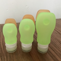 Silicone sub-bottle Travel portable leak-proof lotion bottle Shampoo Shower gel Cosmetics sample empty bottle set