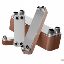 Brazed plate heat exchanger air compressor cooling fluorine water exchange industrial heat exchanger household heat transfer