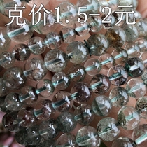 Natural green ghost bracelet natural color flower ghost bracelet single circle men and women bracelet multi treasure green ghost Red Ghost