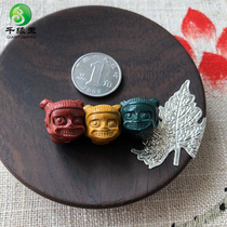 Nezha small monster red yellow and green three-color traffic light diy bracelet bracelet accessories jewelry Xinjiang Alashan bracelet