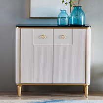 Light and luxurious closing cabinet modern minimalist shoe cabinet Partition Lockers Living Room Overall Decoration Cabinet Leaning Against Wall White Dining Side Cabinet