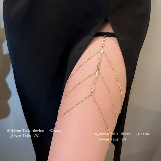 3 층 술 라인 스톤 레그 체인 봄과 여름 새로운 패션 섹시 액세서리 유럽과 미국 뜨거운 여자 다목적 인터넷 유명 인사 가장 인기있는 바디 체인 3 층 술 라인 스톤 레그 체인 봄과 여름 새로운 패션 섹시 액세서리 유럽과 미국 뜨거운 여자 다목적 인터넷 유명 인사 가장 인기있는 바디 체인