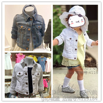 Discount Gap Spring and Autumn women toddler white cotton denim jacket jacket 654269 634561