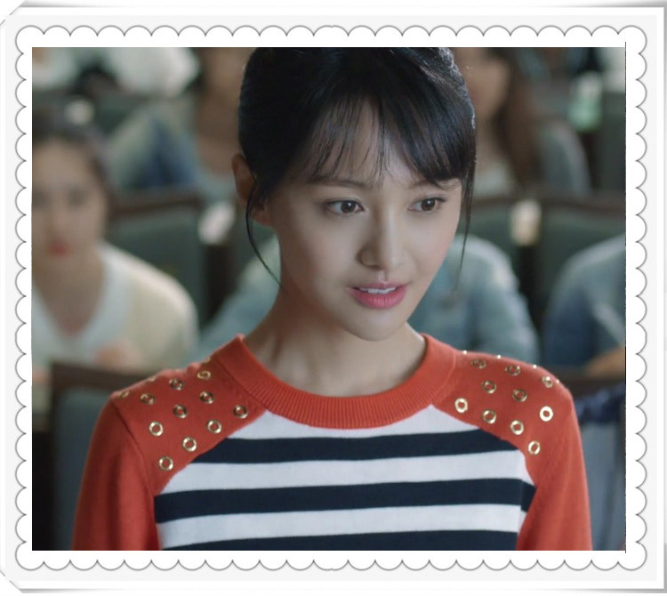 微微一笑很倾城贝微微郑爽明星同款打底针织衫毛衣a字