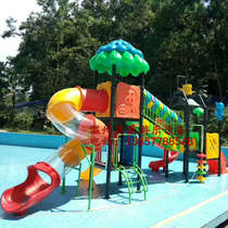 Outdoor large water slide children's water park sliding ladder outdoor swimming pool water entertainment equipment