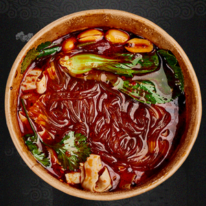 忆香街正宗重庆酸辣粉桶装手工麻辣即食红薯粉泡面速食133克*1桶