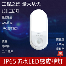 LED Radar Sensing Wall Lamp Elevator Hoistway building Changliang IP65 Waterproof body inductive lighting lamps