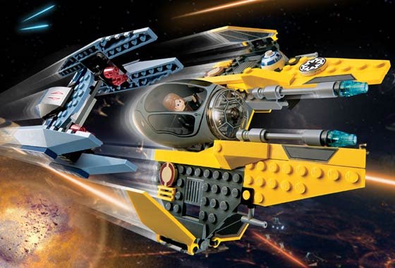 lego 7256 乐高星球大战绝地飞行器与秃鹰战机绝版积木玩具精品