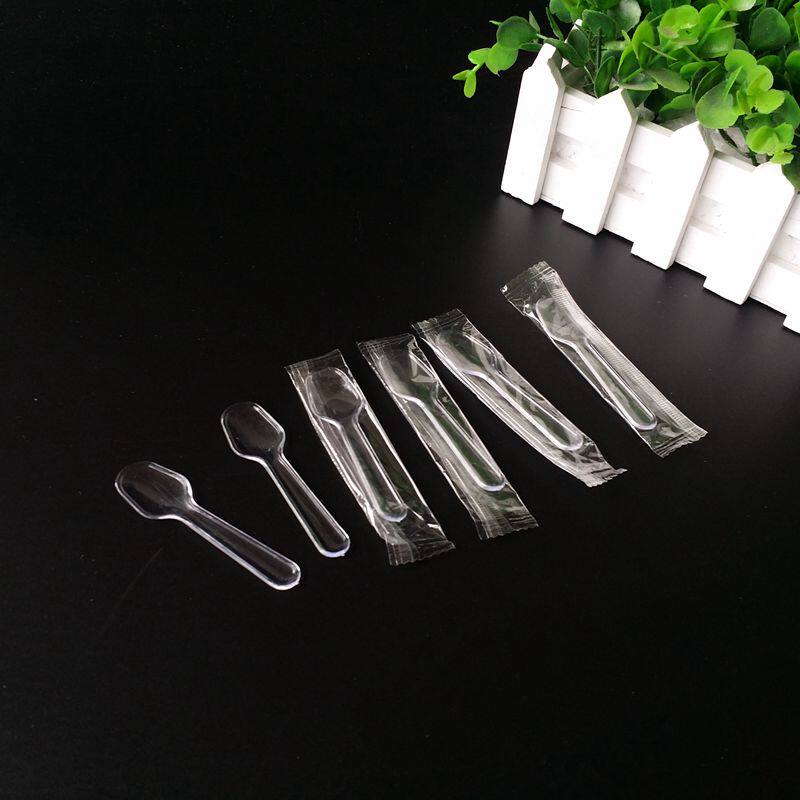 一次性独立包装果冻勺子小勺雪糕勺冰激凌勺蛋糕勺冰粥勺甜品勺