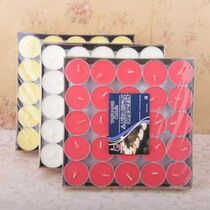 Smokeless tea tea creative tea wax White artifact candle birthday praying tasteless prayer special Party Wave