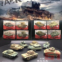 4D assembled tank battle vehicle model 1 72 military assembly tank third set Sherman KV-1 challenger