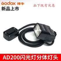 Shenniu EC200 off the lamp head AD200 flash lamp split hot shoe lamp holder extended distance adjustable angle
