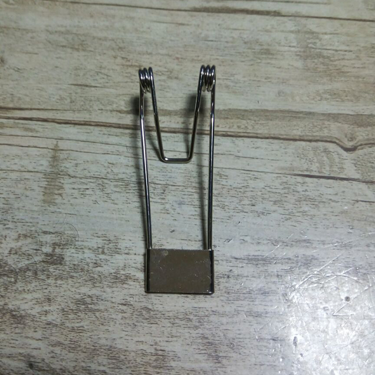 铬色筒灯卡簧天花灯卡子明装过道灯改装暗装弹簧卡扣灯具灯饰配件