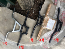 BMX performance car four-section double beam handlebar 5 models 22 2mm chrome molybdenum steel and 25 4mm aluminum alloy silver black