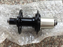 24-hole four-bearing all-aluminum ultra-light rear hub 8 9 10 speed 130 open gear can wear through the wind spokes flat strip V brake