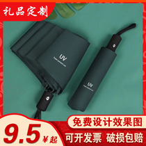 Company opening activities custom logo high-end gifts practical atmosphere affordable small gifts advertising umbrellas to send gifts