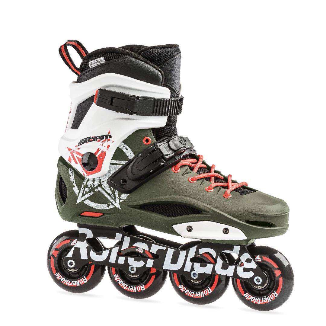 18款rollerbladestorm风暴高端平花鞋成人溜冰鞋轮滑鞋旱冰鞋
