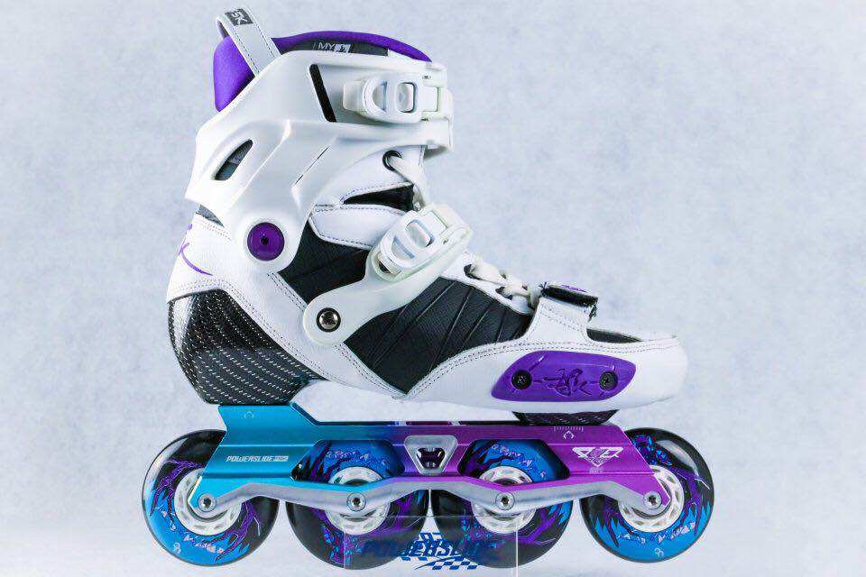 18年新款德国品牌宝狮莱powerslid专业fsk轮滑鞋evo成人平花鞋