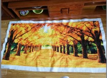 Finished cross-stitch gold full of thread embroidery fresh living room full embroidered natural wind cotton thread money tree wealth landscape