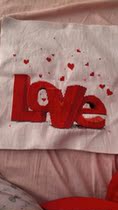 Finished handmade cross stitch finished products love you for a lifetime love you happiness true love eternal love wedding thread embroidery